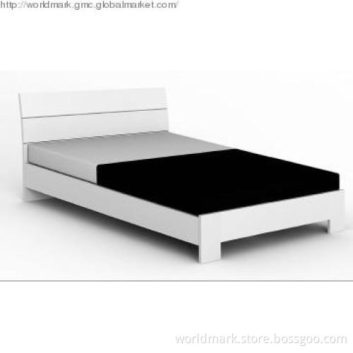 High Gloss Panel Queen Bed for Bedroom